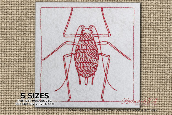 Aphid Redwork Embroidery Design Review for Seasonal Product Use