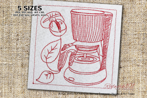 Coffee Maker Machine: Seasonal Embroidery Design Review