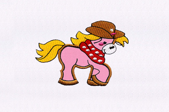 Cowboy Horse Embroidery Design Review for Seasonal Holiday Products