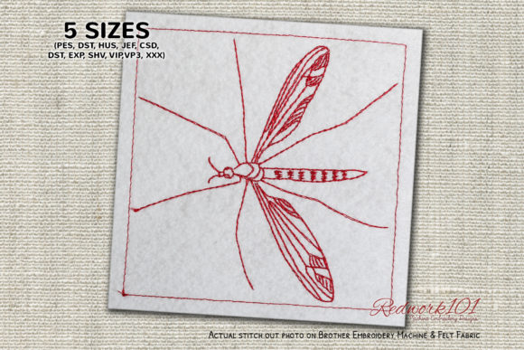 Crane Fly Redwork: Design Review for Small Business Merch
