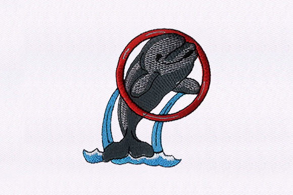 Dolphin Showcasing: Embroidery Designer's Review for Gifts