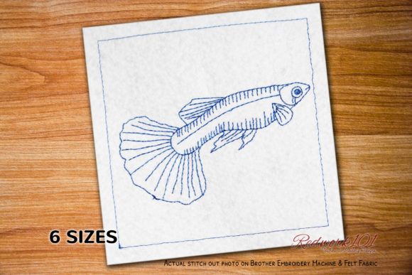 Guppy Fish Bluework: A Designer's Review for Handmade Gifts