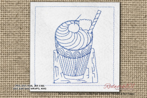 Ice Cream Milkshake Machine Embroidery Design Review