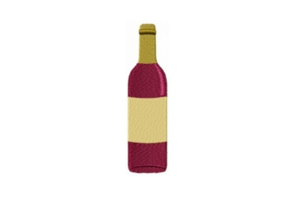 Red Wine Bottle: A Craft Fair Embroidery Design Review