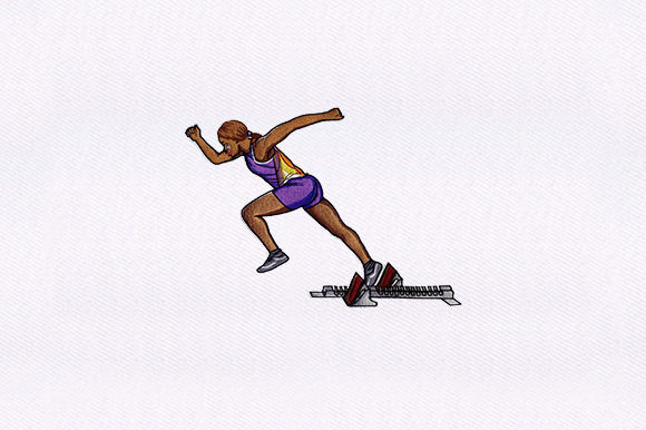 Running Athlete Woman: A Seasonal Embroidery Review