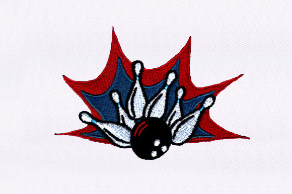 Strike Bowling Embroidery Design: A Designer's Review for Handmade Gifts
