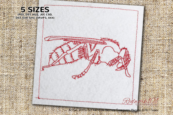 True Wasps Embroidery Design Review for Etsy Sellers